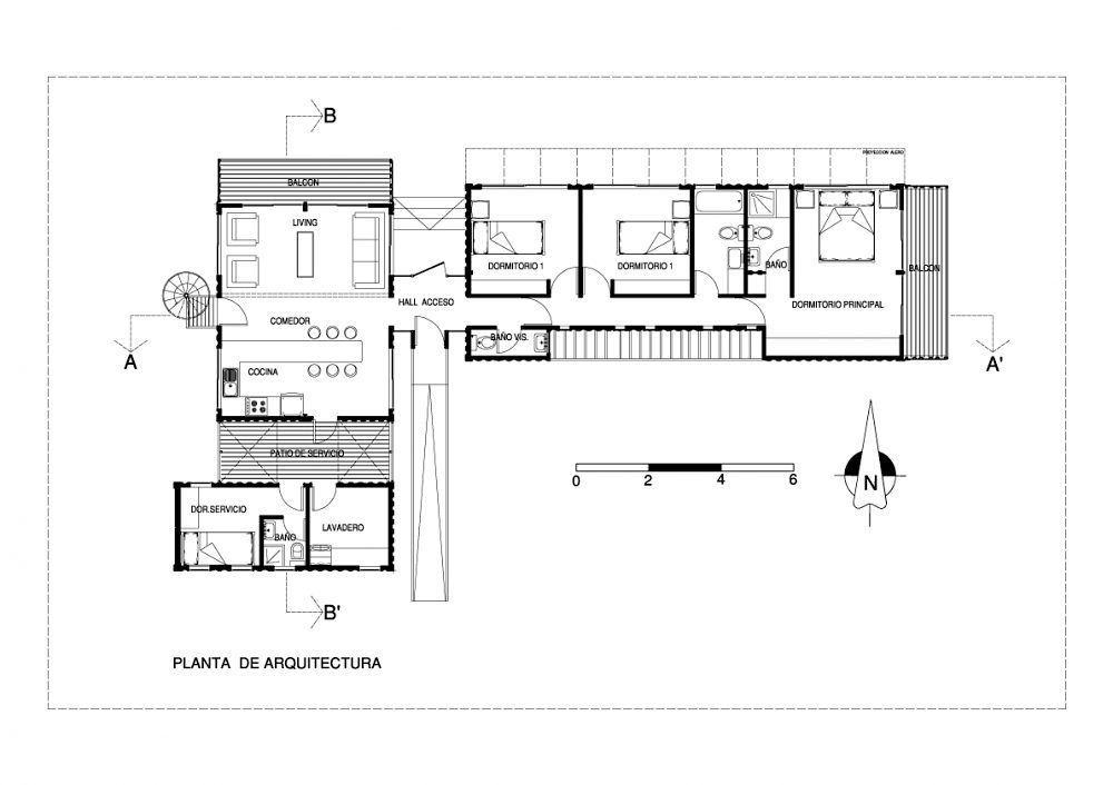 free shipping container house floor plans : Modern Modular Home