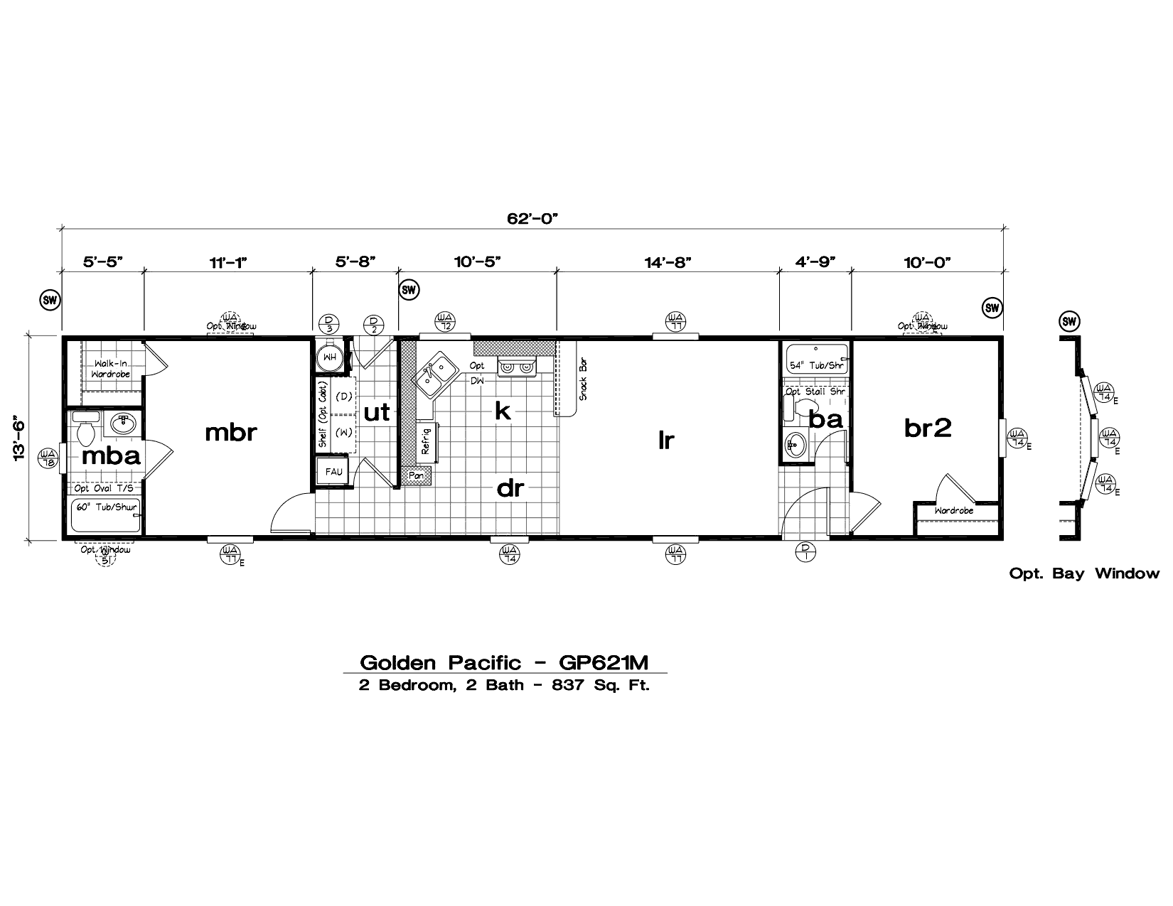 1997 oakwood mobile home floor plan : Modern Modular Home